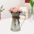 thumbnail image 6 of Metal Pitcher Jug Vase for Flower,Galvanized Metal Pitcher Vase, Farmhouse Rustic Milk Can Flower Vintage Vase Pitcher Decor Kitchen Bathroom Decor for Home, 6 of 6