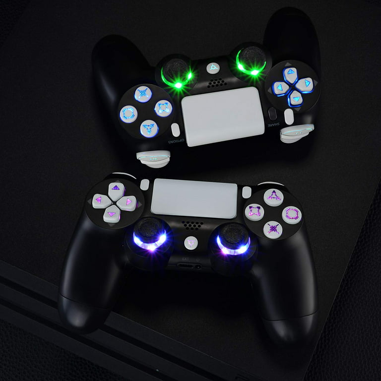 Multi-Colors Luminated Dpad Thumbstick Share Home Face Buttons for