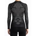thumbnail image 2 of Raven Fightwear Women's Nordic IBJJF Approved Rash Guard Black Large, 2 of 3
