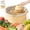Yellow, variant on Automatic Fruit and Vegetable Spinner & Strainer, Electric Washer & Dryer with Brush & Non-Slip Base for Lettuce, Berries & Veggies – Multifunctional Salad Prep Tool