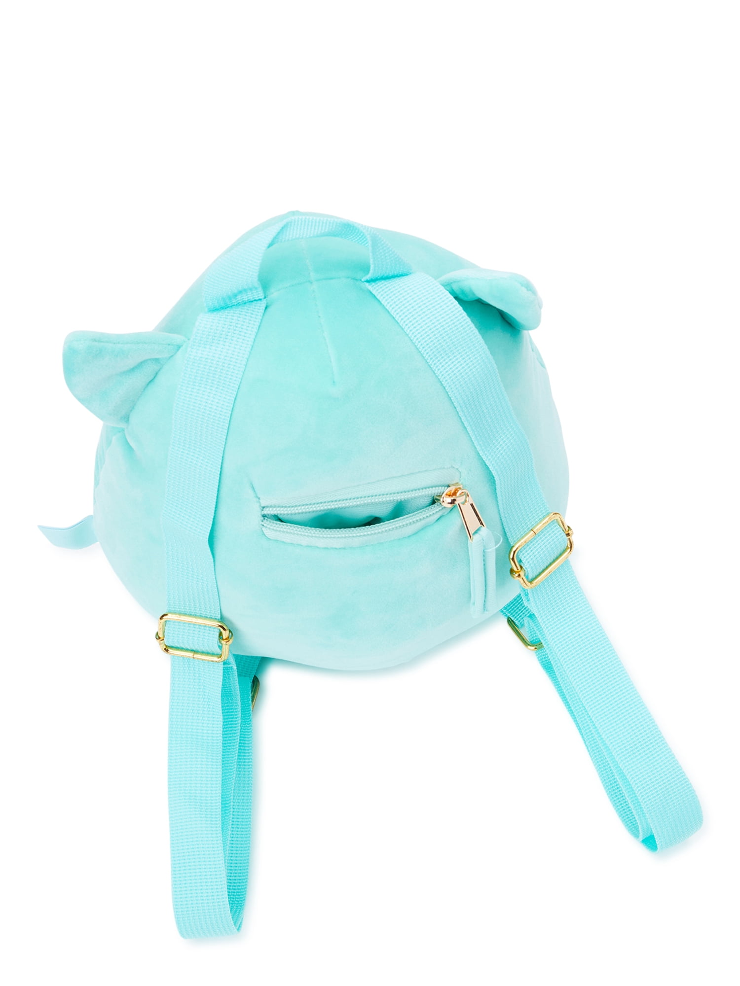 Squishmallows Winston Owl Unisex 10" Plush Mini Backpack, Mint