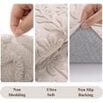 thumbnail image 2 of 5x7 Area Rug for Living Room, Soft Fluffy Washable Modern Floral Indoor Floor Mat, Non Slip Shaggy Boho Accent Throw Carpet for Bedroom, Living Room, Nursery and Dining Room, Beige, 2 of 8