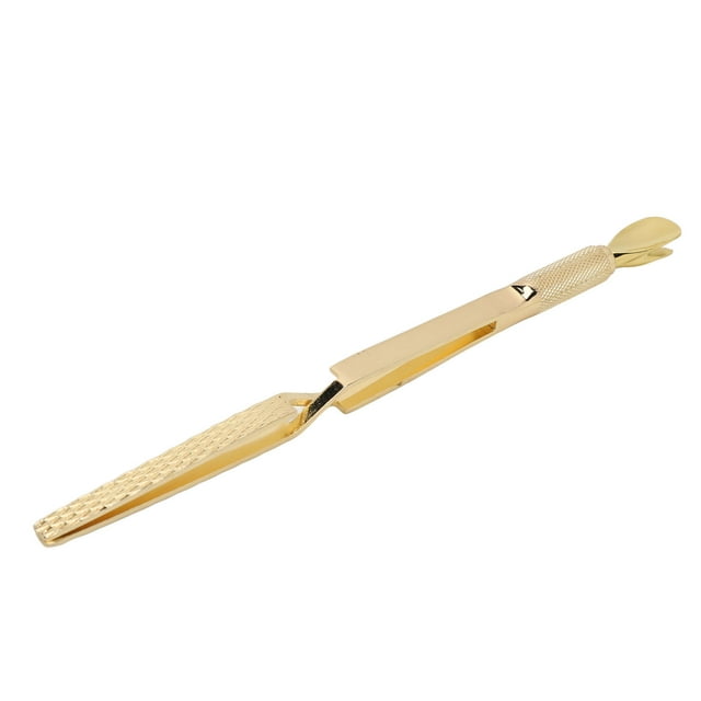 Pince à Ongles, Poussoir de Cuticules Look Élégant Multifonction Léger Mini pour Salon de Beauté Or