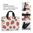 thumbnail image 4 of FORMRS 16" Laptop Sleeve Bag Carrying Case with Handle Travel Shoulder Briefcase, Strawberry, 4 of 8