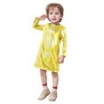 thumbnail image 1 of SXcggal One Robe à Paillettes Fines pour Enfants Manches Longues Col Rond Robe Droite Respirante Mignonne Décontractée Robe Fille, 1 of 3