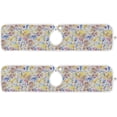thumbnail image 2 of Cute Bunny Summer Sink Splash Guard for Faucet 2 Packs Faucet Absorbent Mats, Chickens Flowers Butterflies Faucet Handle Drip Catcher Quickly Drying Mat for Kitchen Counter Bathroom, 23.6"x5.5", 2 of 7