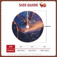 thumbnail image 2 of Sikiie Starry Sky Flying Tiger Nativity Christmas Tree Skirt, Jesus Christian Winter Holiday Tree Mat Decoration(30-48IN)36", 2 of 6