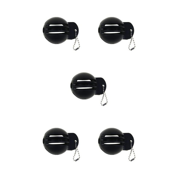 Plantilla de marcador de golf Greeniant Forro de bola portátil Herramienta de alineación Cajón de línea Diapositivas de golf 5Conjunto Perlas/Negro