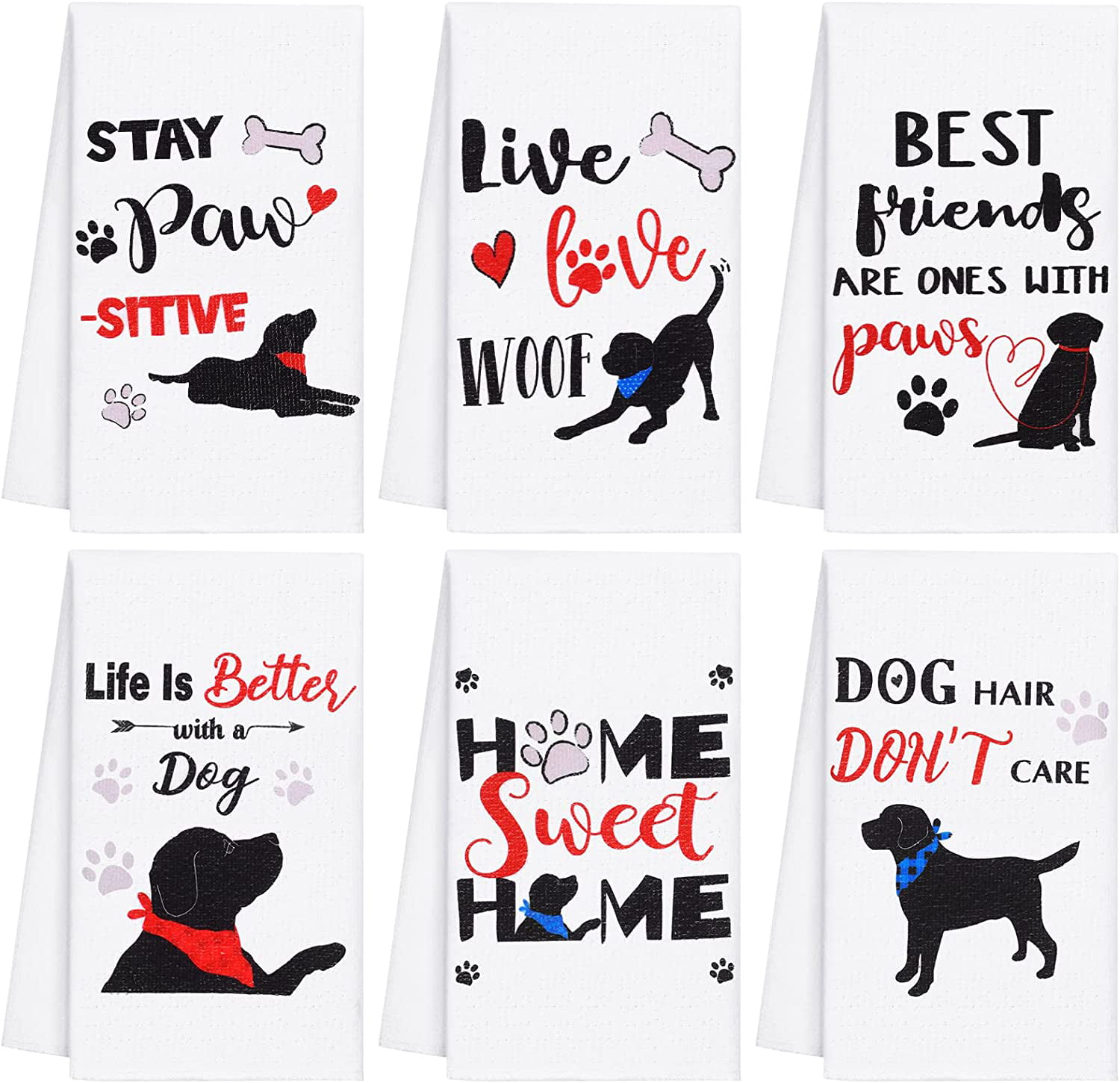 I Just Want To Be A Stay At Home Dog Mom Kitchen Towel – Puppy Love Gifts  Shop