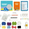 SytleCarry Starter Crochet Kit with Yarn and Accessories, DIY Crochet Animal Kit for Kids and