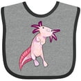 thumbnail image 3 of Inktastic Axolotl Says Hello Cute Salamander Boys or Girls Baby Bib, 3 of 4