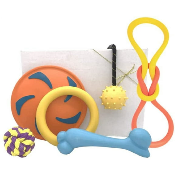 Roscoe's Pet Products Jumbo Assorted Toy Box for Medium to Large Dogs