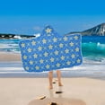 thumbnail image 5 of Toddler Hooded Beach Towel 24x50 Kids Bath Towels Soft Quick Dry for Swim Pool Boys Girls Soccer and Star, 5 of 7