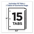 thumbnail image 4 of "Customizable Toc Ready Index Multicolor Dividers, 15-Tab, Letter | Bundle of 10 Sets", 4 of 8