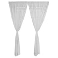 thumbnail image 3 of Juego de ventana transparente de 2 piezas lavable Zulema 200x200cm Cortina de cocina transparente, 3 of 8