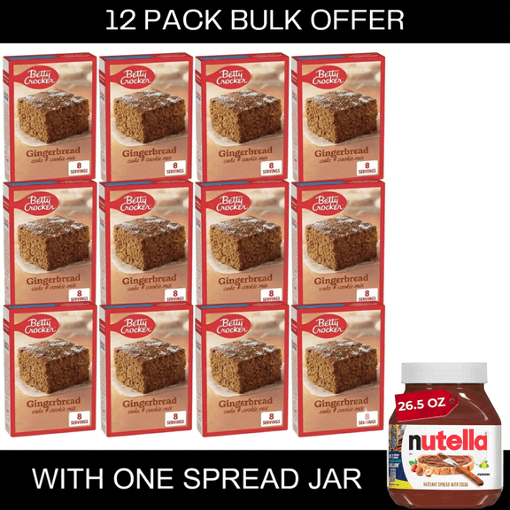Betty Crocker Gingerbread Cake and Cookie Mix, 14.5 oz.