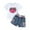 z240718-1-Whiteite, variant on LUOGENLI Toddler Girl Summer Outfits 3T 4th of July Toddler Girls Short Sleeve Embroider T Shirt Pullover Tops Ruffles Rose Denim Skirts Outfits Toddler Girl Summer Outfits 4T-5T Summer 3-4 Years