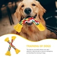 thumbnail image 2 of 2 piezas de juguetes molares con forma de hueso para mascotas, juguetes para masticar para perros y gatos, cuerdas de algodón para entrenamiento de mascotas, juguetes para animales, 2 of 6
