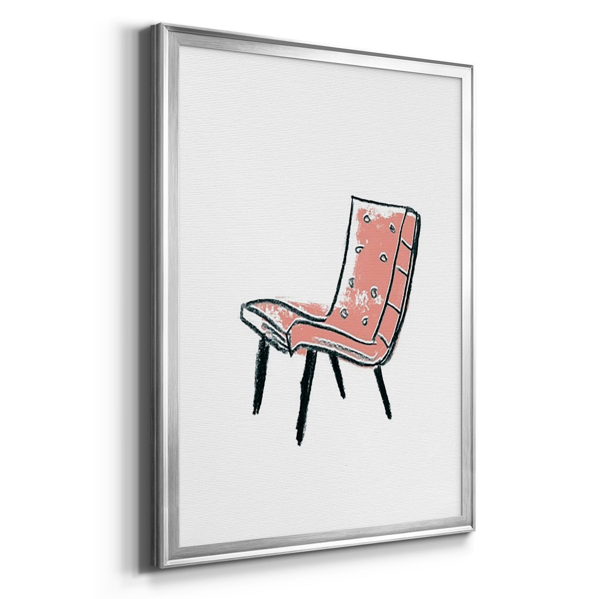 Take a Seat IX Premium Framed Print, in Gold, Black, or Silver - Ready to Hang