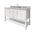 thumbnail image 5 of Ariel R061SCWRVOGRY Bayhill 60" Free Standing Single Basin Vanity Set - Grey, 5 of 7