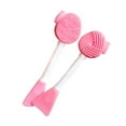 thumbnail image 2 of Dual Purpose Silicone Face Cleansing Brush and Mask Applicator Tool, 2 of 5