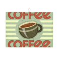 thumbnail image 1 of Fotbe Retro Cover For Coffee Alfombrilla de Secado para Cocina con Estampado, 18x24 Pulgadas, 1 of 7