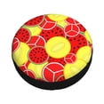thumbnail image 3 of XMXY Yellow Deliciously Full Watermelon Spare Tire Cover, Universal Waterproof Cover for Jeep RV Tire Wheel Protection, 17 inch, 3 of 7