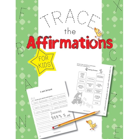 Trace The Affirmations: Positive Declarations for Kids, (Paperback)