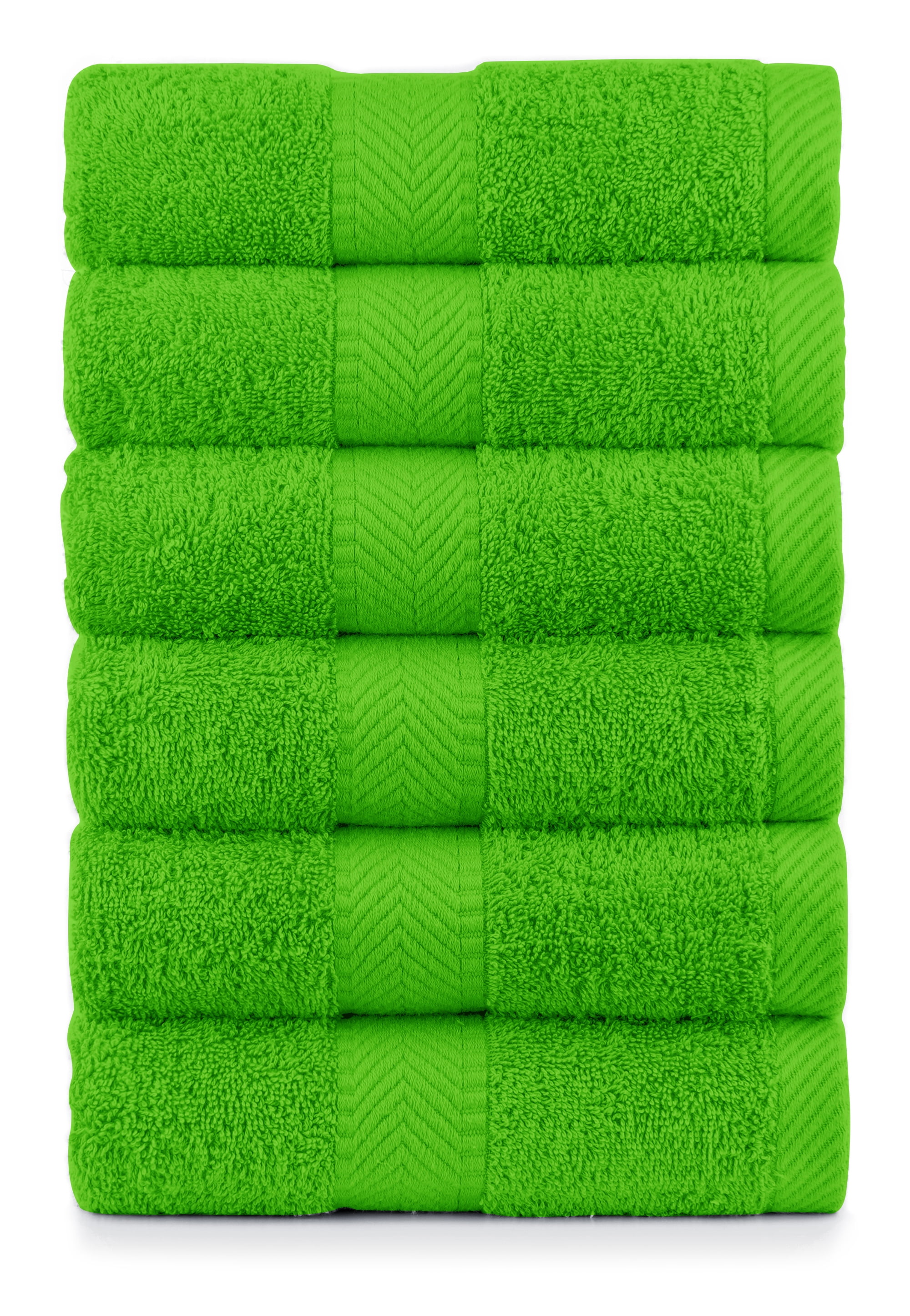 Lime green online towel sets