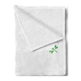 thumbnail image 2 of Dragonfly Soft Flannel Fleece Throw Blanket, Ecology Background with Dandelions Greenland Grass Habitat Nature Print, Cozy Plush for Indoor and Outdoor Use, 70" x 90", Lime Green White, by Ambesonne, 2 of 5