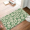 thumbnail image 2 of Vintage Groovy Flower Door Mat, 17 x 30 Inch Welcome Doormat Decorative Home Floor Mat, Non Slip Rubber Back and Strong Water Absorption for Outdoor Indoor Entrance Decor, 2 of 6