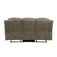 thumbnail image 3 of Lexicon Centeroak Modern Contemporary Microfiber Reclining Sofa in Sandy Brown, 3 of 4