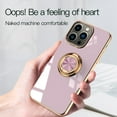 thumbnail image 3 of ELEHOLD for iPhone 17 Pro Slim Case Electroplating Frame Design All-inclusive Lens Protection Metal Ring Holder Stand Function Shockproof Lightweight Case for iPhone 17 Pro, Pink, 3 of 8