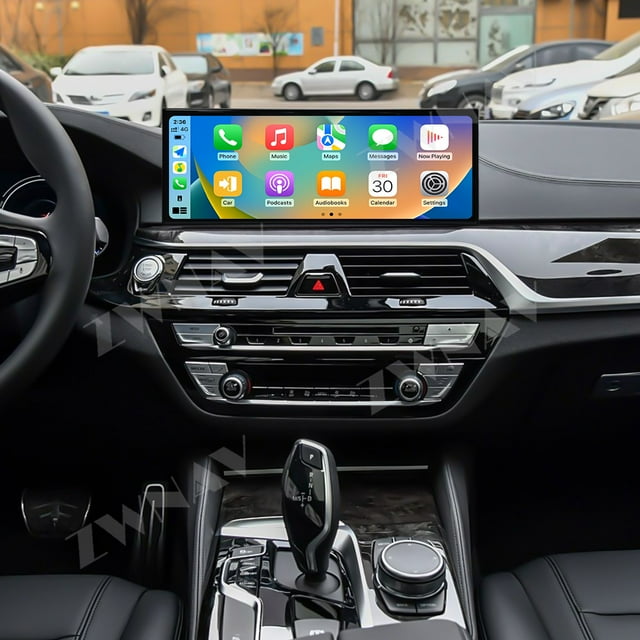 ZWNAV 15.8 inch Android 14 Car Radio for BMW 5 Series G30 2018 Wirless Carplay GPS Navigation Screen Upgrade Multimedia Player