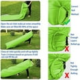 thumbnail image 4 of HEJULIK Inflatable sofa lounger - portable, stylish waterproof and leak-proof design, suitable for camping, hiking, inflatable beach chairs for the beach - suitable for pools and festivals, 4 of 7