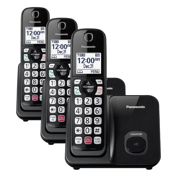 Teléfono inalámbrico Panasonic KX-TGD810B con bloqueo de llamadas avanzado