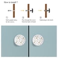thumbnail image 4 of 4 Pcs Easter Bunny and Eggs Knobs for Kitchen Cabinet Cupboard Dresser Bookcase Drawer Pulls Handles Round Home Decor, 4 of 5