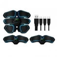 thumbnail image 3 of Muscle Stimulator Abdominal Electrostimulation Abdominal Muscle Trainer Fitness Blue, 3 of 8