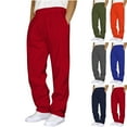 thumbnail image 5 of ZQUUVOU Men's Jogger Pants Sports Solid Color Pants Sweatpants Trousers Long Pants Navy, 5 of 5