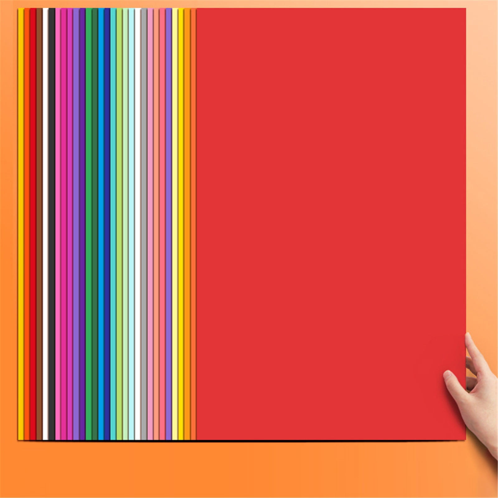 4K Colored Cardstock Paper Thick Hard Craft Paper Smooth Art PaperforDIY Handmade Scrapbook Card Making, 50-Pack A4 Colored Cardstock, Thick Craft Art Paper, DIY Card Making Supplies