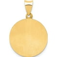 thumbnail image 5 of 14K Yellow Gold Polished And Satin St Michael Medal Hollow Pendant (21 X 18) Made In United States xr1363, 5 of 6