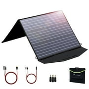 ALLPOWERS 100 Watt Folding Solar Panel Kit, Portable Solar Generator Charger with Adjustable Kickstand, Portable Solar Panel for Camping, RV, Boat, Power Station, Home, Off Grid, Power Outage