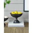 thumbnail image 2 of CC Home Furnishings Round Aluminum Bowl with Footed Base - 9.75", 2 of 9