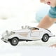 thumbnail image 3 of Coche de juguete vintage Nikou aleación con luz y sonido blanco, 3 of 11
