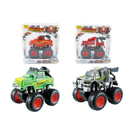 Friction Powered Mini-Monster Racing Truck in Red