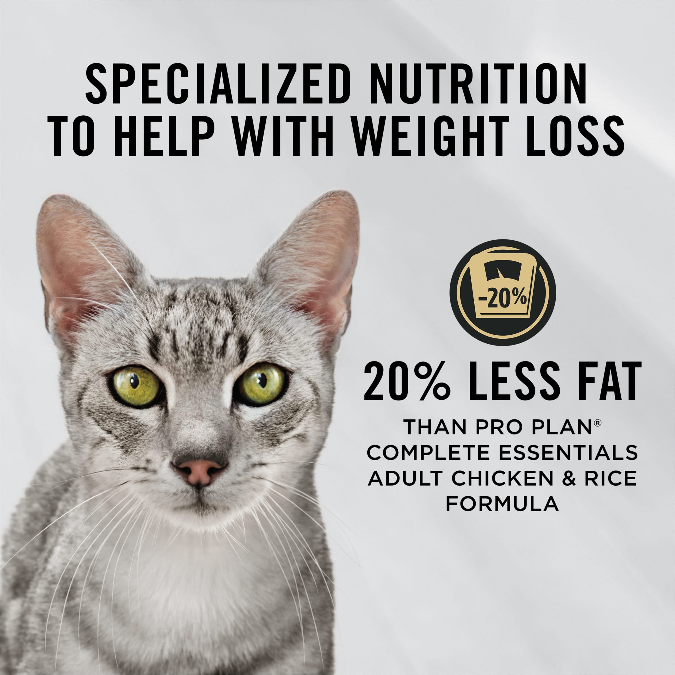 Purina Pro Plan Weight Management Chicken & Rice Cat Food photo 3