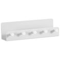 thumbnail image 1 of Minkissy Entryway Key Holder White PP Wall Key Hooks Simple Design 1Set, 1 of 8