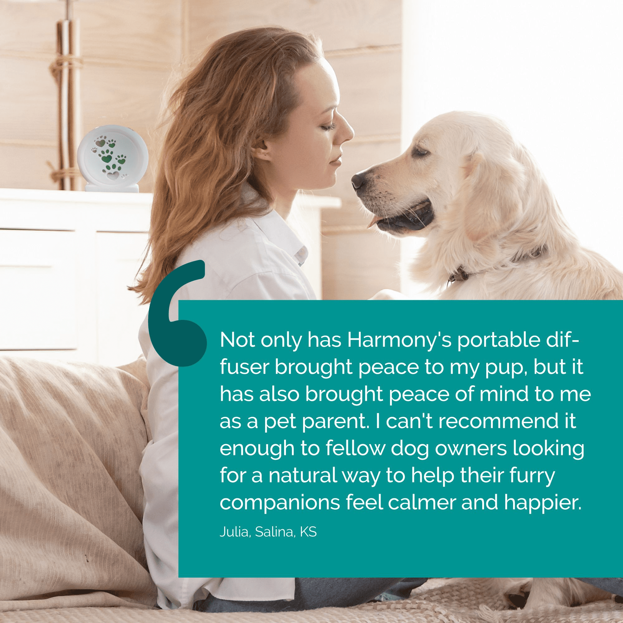 Vetality Harmony Pet Calming Home Diffuser for Dogs