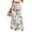 Green, variant on Palazzo Pants for Women Drawstring Wide Leg Floral Print Bottoms High Waist Side Split Hemed Comfort Trousers Running Pants,Green (XXL)