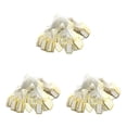 thumbnail image 4 of Destyer 1/2/3/5 Pack of 500 Price with Hanging String Jewelry Ring Labels Portable Marking Tags Display Message Card Accessories for Pendant Gold 25 * 13mm 3PCS, 4 of 6